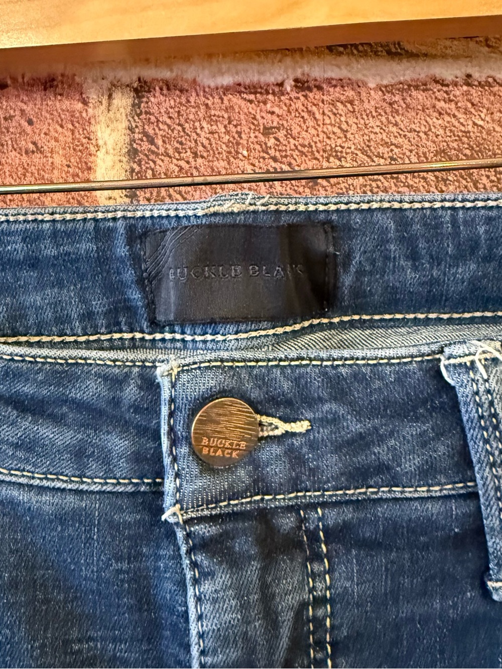 Buckle Black Fit 53 Women's Distressed Straight Leg Jeans - Dark Blue - Picture 4 of 6